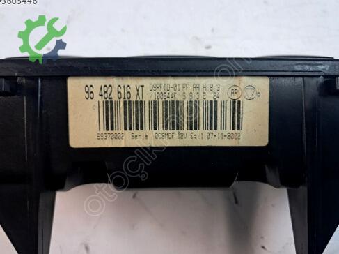 Peugeot 406 Klima Kontrol Paneli çıkma parça