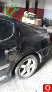 Peugeot 407 sol arka çamurluk kesme orjinal çıkma