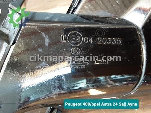 Peugeot 408 Sağ Dış Ayna 408/OPEL çıkma parça