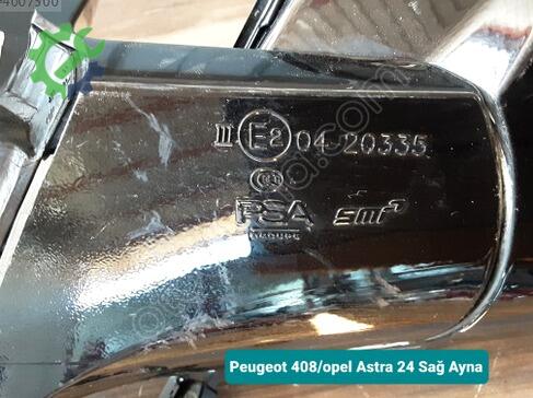 Peugeot 408 Sağ Dış Ayna 408/OPEL çıkma parça
