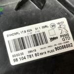PEUGEOT 5008 SOL FAR DÜZ TİP ORJİNAL OEM:90056582
