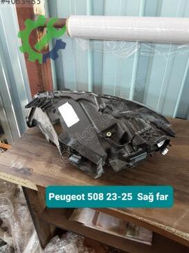 Peugeot 508 Sağ Ön Far 23-25 çıkma parça