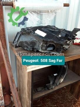 Peugeot 508 Sağ Ön Far çıkma parça