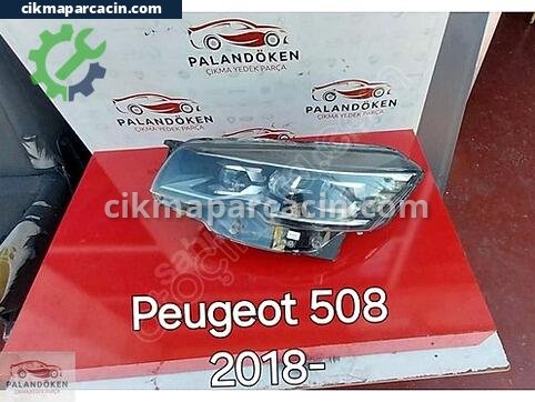 Peugeot 508 Sol Ön Far çıkma parça