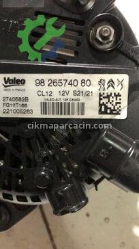 Citroen C-elysee Şarj Dinamosu 9826574080 çıkma parça