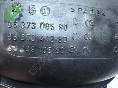 Peugeot Partner Turbo 9637306580 çıkma parça