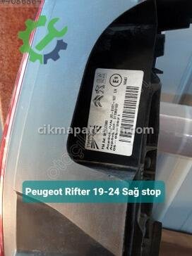 Peugeot Rifter Sağ Arka Stop 19-24 çıkma parça