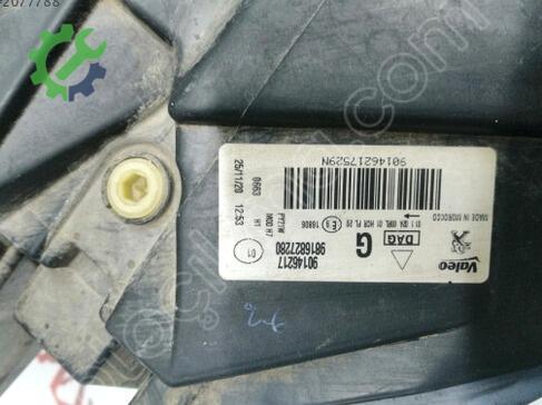 Peugeot Rifter Sol Ön Far 90146217 çıkma parça