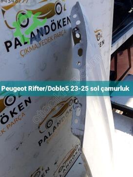 Peugeot Rifter Sol Çamurluk DOBLO5 çıkma parça