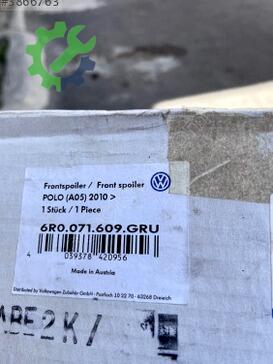 Volkswagen Polo Tampon Spoyleri 6R0071609GRU çıkma parça