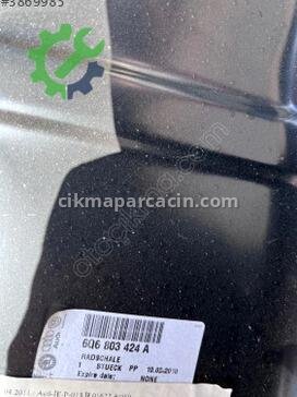 Volkswagen Polo Çamurluk Sacı 6Q6803424A çıkma parça
