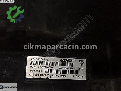Porsche Panamera Subwoofer çıkma parça