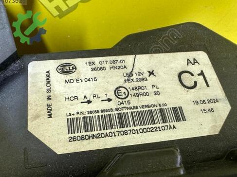 Nissan Qashqai Sol Ön Far 26060HN20A çıkma parça