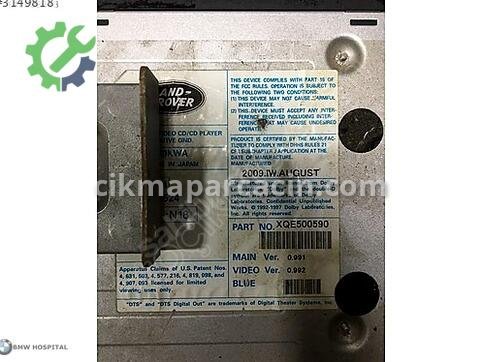 Land Rover Range Rover DVD Ünitesi çıkma parça