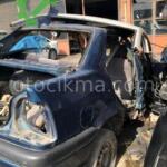 Renault 19 Sağ arka çamurluk mavi hatasız orjinal çıkma