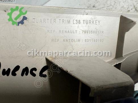 Renault Fluence Trim çıkma parça