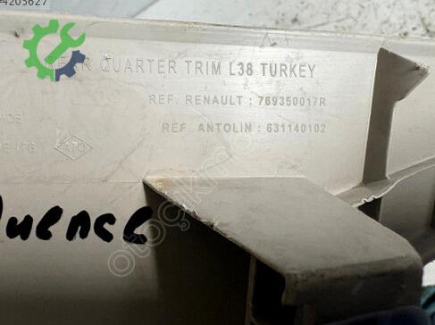 Renault Fluence Trim çıkma parça