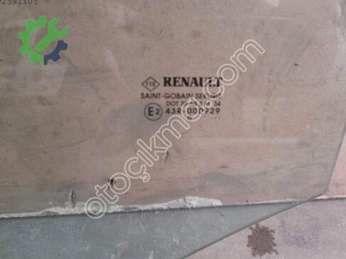 Renault Kangoo Sol Ön Kapı Camı çıkma parça