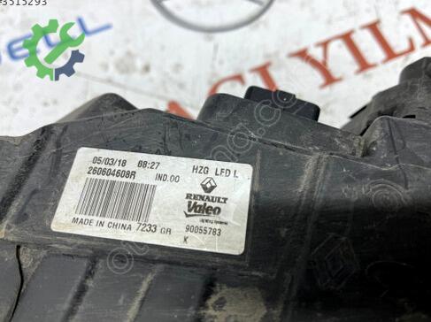 Renault Koleos Sol Ön Far 260604608R çıkma parça