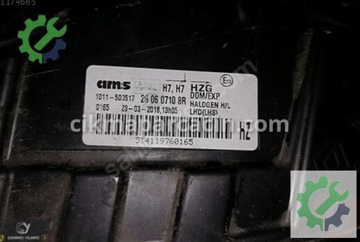 Renault Koleos Halojen Far 260607108R çıkma parça