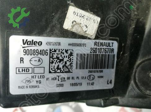 Renault Megane LED Far MEGAN4 çıkma parça