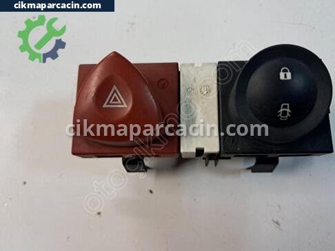 Renault Megane Flaşör Düğmesi çıkma parça