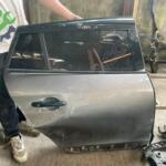 Renault Megane 3 az hasarlı sağ arka kapı kapı kolu ve kapı camı