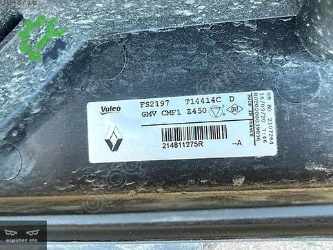 Renault Megane Fan Motoru 214811275R çıkma parça