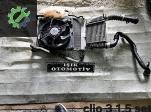 Reno clio 3 1.5 intercooler radyatör su klima fan seti çıkma