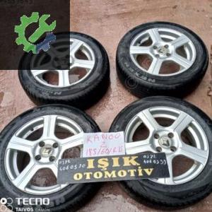Reno Kangoo 2 jant lastik takımı çıkma orjinal  185-60-R15 4×100