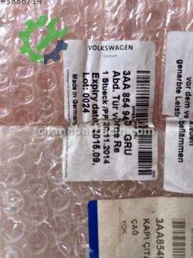 Volkswagen Passat Kapı Çıtası 3AA854940 çıkma parça
