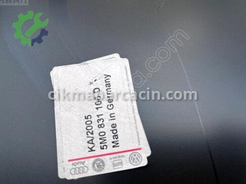 Volkswagen Golf Sağ Ön Kapı Sacı 5M0831106D çıkma parça