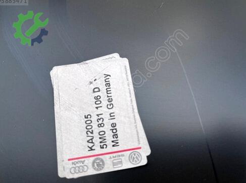 Volkswagen Golf Sağ Ön Kapı Sacı 5M0831106D çıkma parça
