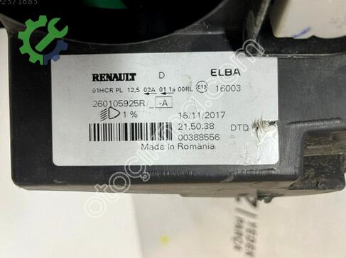 Dacia Sandero LED Far 260103529R çıkma parça