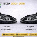 SEAT İBİZA 2012 2016 SAĞ SOL FAR  6J1941021J 6J1941022J