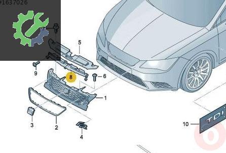 Seat Leon Ön Panjur 5F0853692 çıkma parça