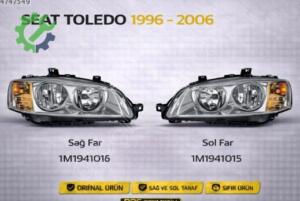 SEAT TOLEDO 1996 2000 SAĞ SOL FAR  1M1941016 1M1941015