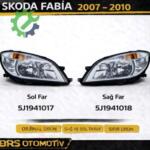 SKODA FABİA 2007 2010 SAĞ SOL FAR  5J1941017 5J1941018