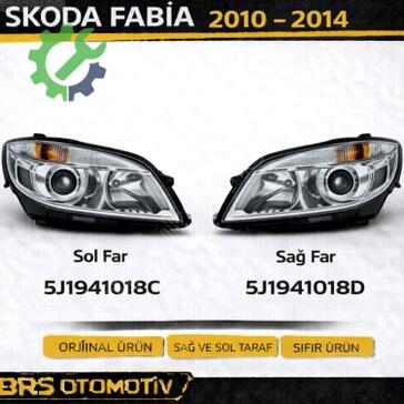Skoda Fabia Sağ Ön Far çıkma parça