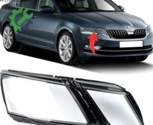 SKODA OCTAVİA A7  SIFIR SAĞ FAR CAMI 2018-2020