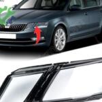 SKODA OCTAVİA A7  SIFIR SOL FAR CAMI 2018-2020