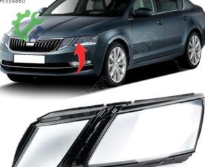 SKODA OCTAVİA A7  SIFIR SOL FAR CAMI 2018-2020