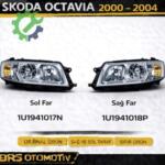 SKODA OKTAVİA 2000 2004 SAĞ SOL FAR  1U1941017N 1U1941018P