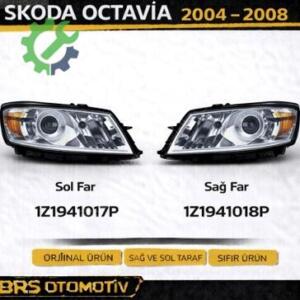 SKODA OKTAVİA 2004 2008 SAĞ SOL FAR 1Z1941017P 1Z1941018P