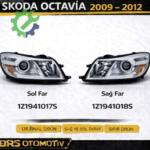 SKODA OKTAVİA 2009 2012 SAĞ SOL FAR  1Z1941017S 1Z1941018S