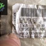 SKODA RAPID 1316 ÖN TAMPON PANJURU SİYAH BFN 5JA853677