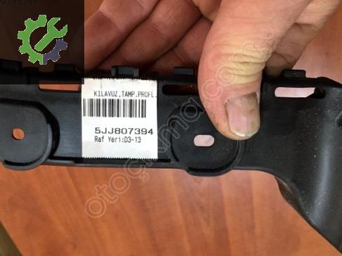 Skoda Rapid Tampon Braketi 5JJ807394 çıkma parça