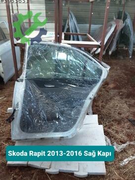 Skoda Rapid Sağ Kapı 2013-2016 çıkma parça