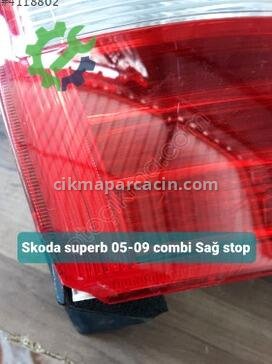 Skoda Superb Sağ Arka Stop 05-09 çıkma parça
