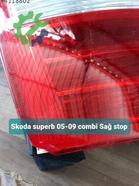 Skoda Superb Sağ Arka Stop 05-09 çıkma parça